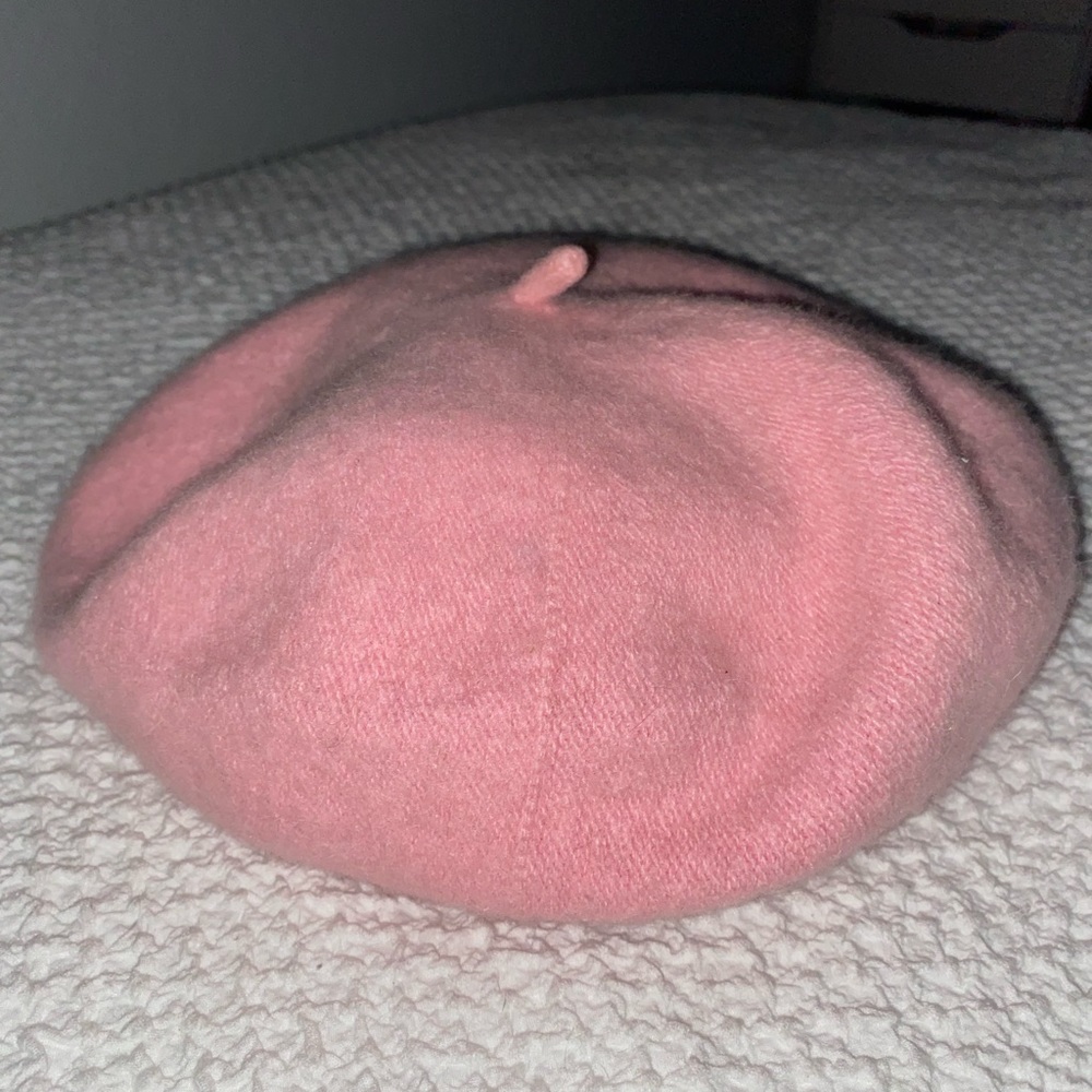 Wool boina pink